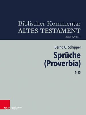 cover image of Sprüche (Proverbia)